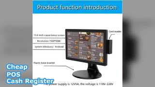 Máy tính tiền POS giá rẻ 15,6 inch Android bán lẻ