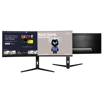 Đồ bán buôn OEM màn hình cong siêu rộng IPS Panel 49 Inch 5k 5120 * 1440 75Hz Office Monitor Gaming PC màn hình cong