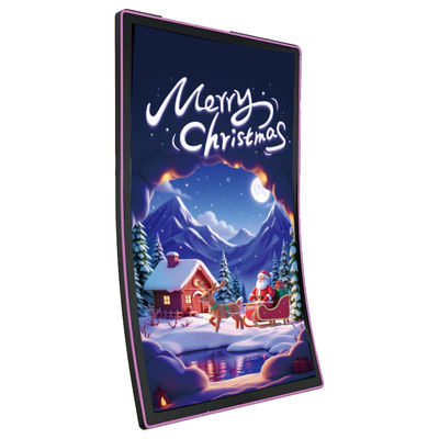 Nhà cung cấp tùy chỉnh màn hình cảm ứng cong 43 inch màn hình 1920*1080p J-Type R1500 Capacitive Curved Touch Screen For Skilled Games Machine