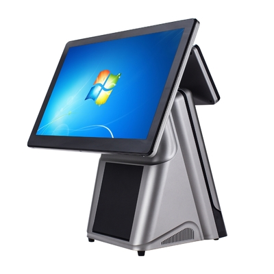 15.6 inch i5 8+256GB POS sổ ghi tiền, Windows10 Capacitive Touch Screen POS Monitor Inbuilt Thermal Printer cho nhà hàng