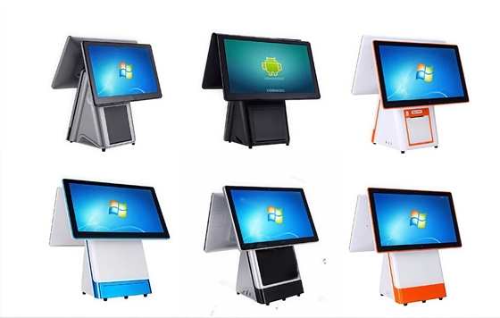 15.6 inch màn hình kép POS màn hình với 1920x1080P độ phân giải