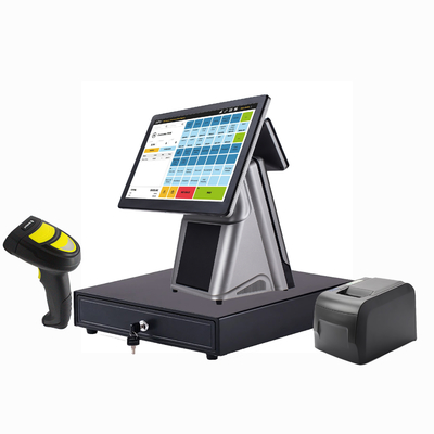 15.6 Inch POS System Bán tiền với máy in
